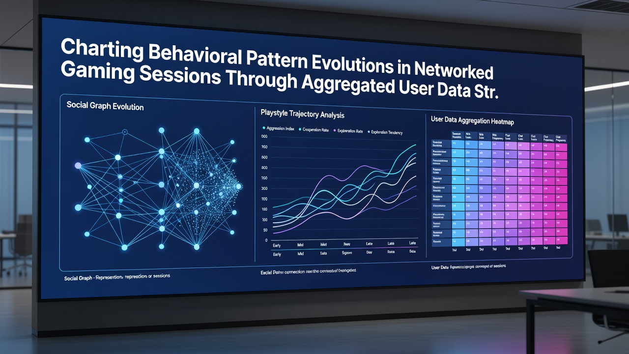 Chart illustrating behavioral pattern changes detected through aggregated gaming data analysis