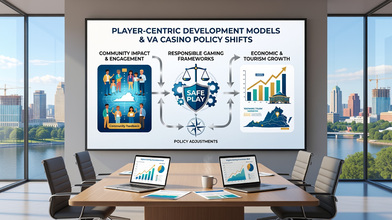 Casino analytics dashboard displaying player journey maps and engagement metrics