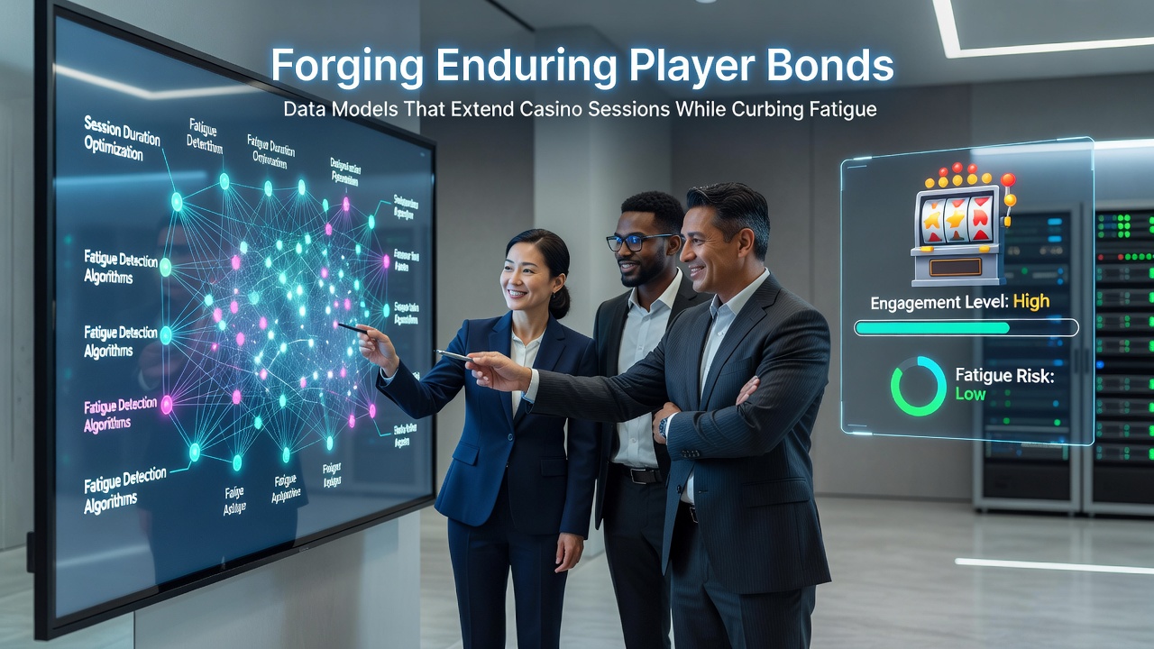 Player loyalty interface displaying personalized offers and fatigue monitoring alerts on a casino mobile app
