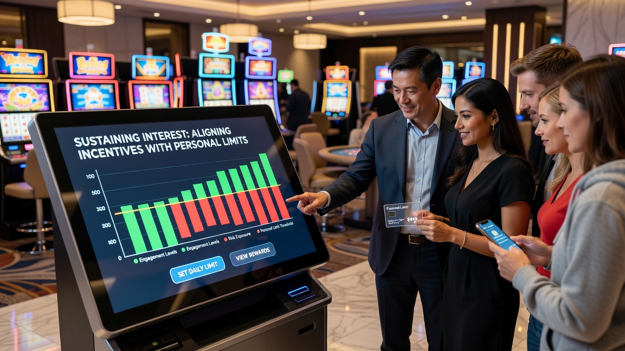 Dashboard displaying aligned casino incentives and personal play limits